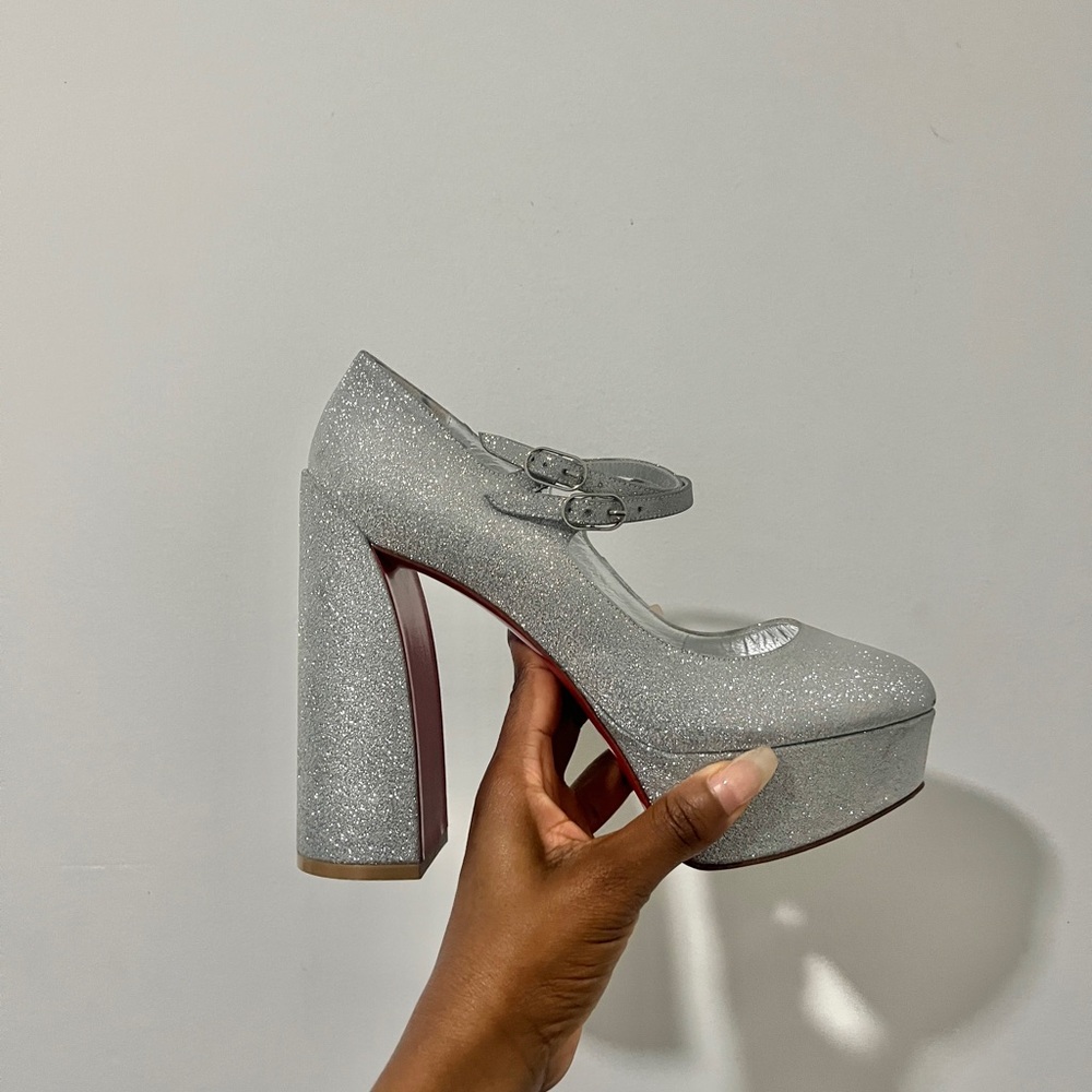 Christian Louboutin Metallic Pumps
